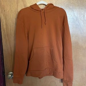 Burnt orange soft hoodie